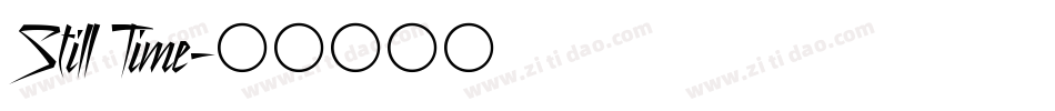 Still Time字体转换